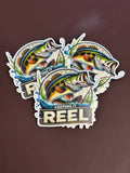 Keeping It Reel Fish UV Printed Patch
