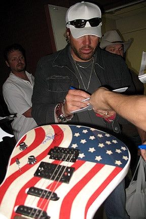 Toby Keith Signed Autographed Custom Photo Graphics Guitar ACOA ACOA