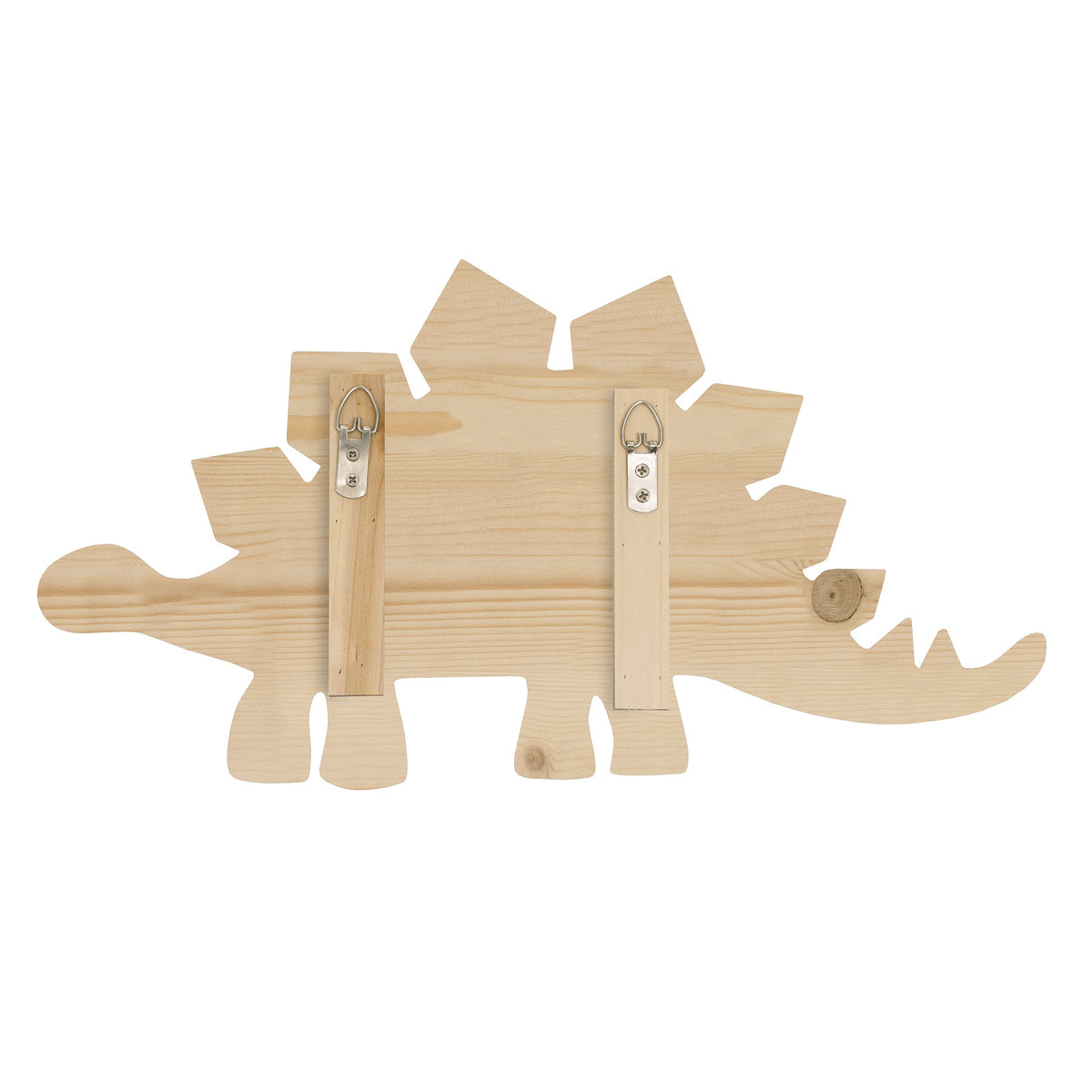 Dinosaur Shaped Rawr Blue and White Wood Wall DÃ©cor