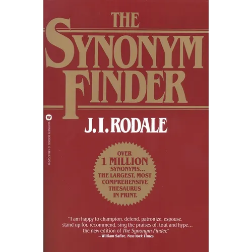 The Synonym Finder - Paperback