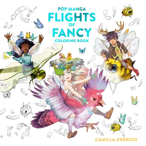 Pop Manga Flights of Fancy Coloring Book - Paperback
