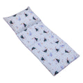 Frozen Winter Cheer Lavender, Aqua, Green and White Anna, Elsa and Olaf Deluxe Easy Fold Toddler Nap Mat