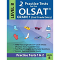 2 Practice Tests for the Olsat Grade 1 (2nd Grade Entry) Level B: Gifted and Talented Prep Grade 1 for Otis Lennon School Ability Test - Paperback
