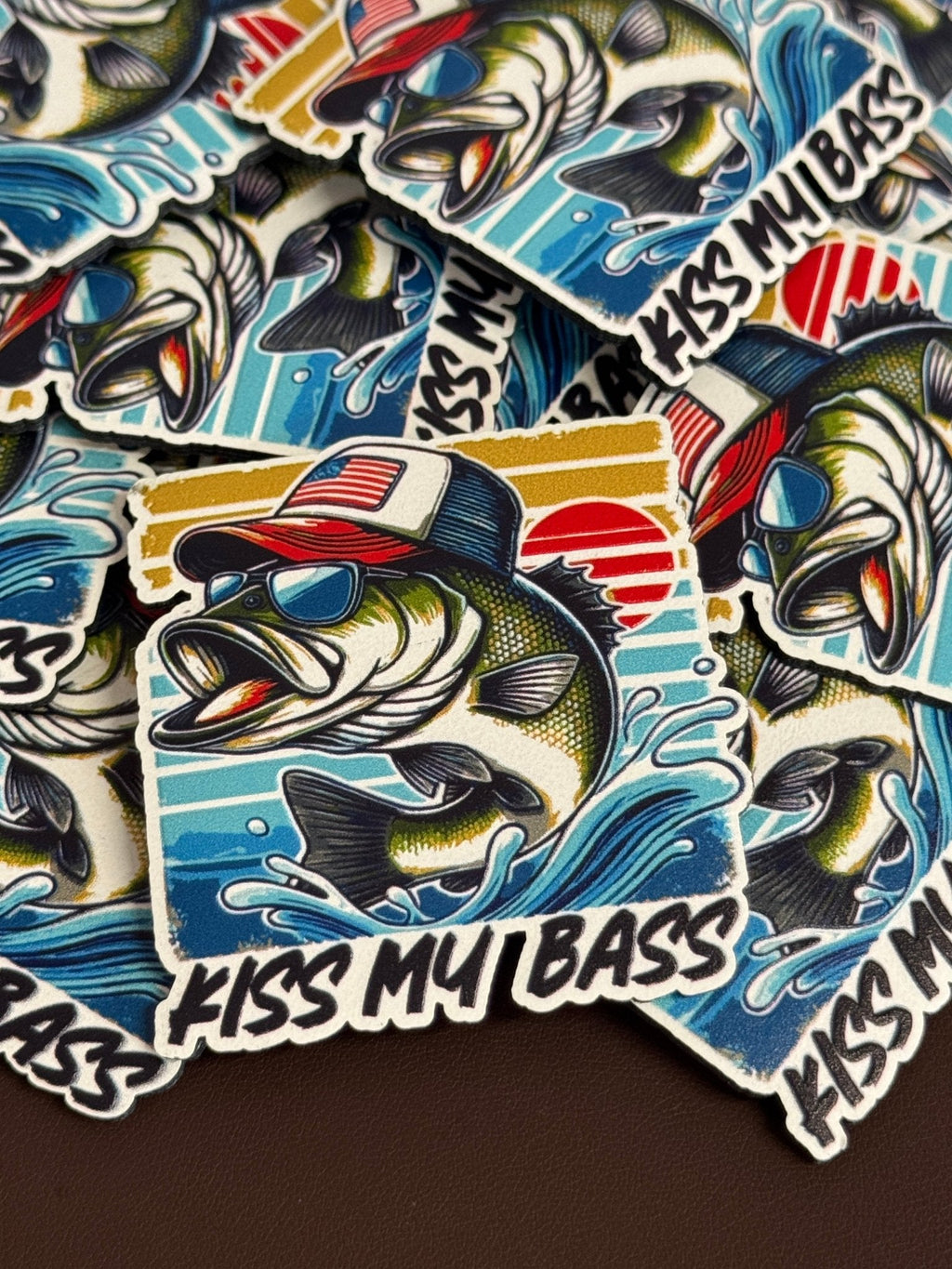 Kiss My Bass UV Printed Patches