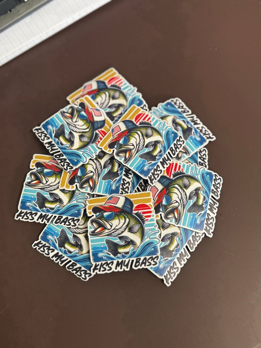 Kiss My Bass UV Printed Patches