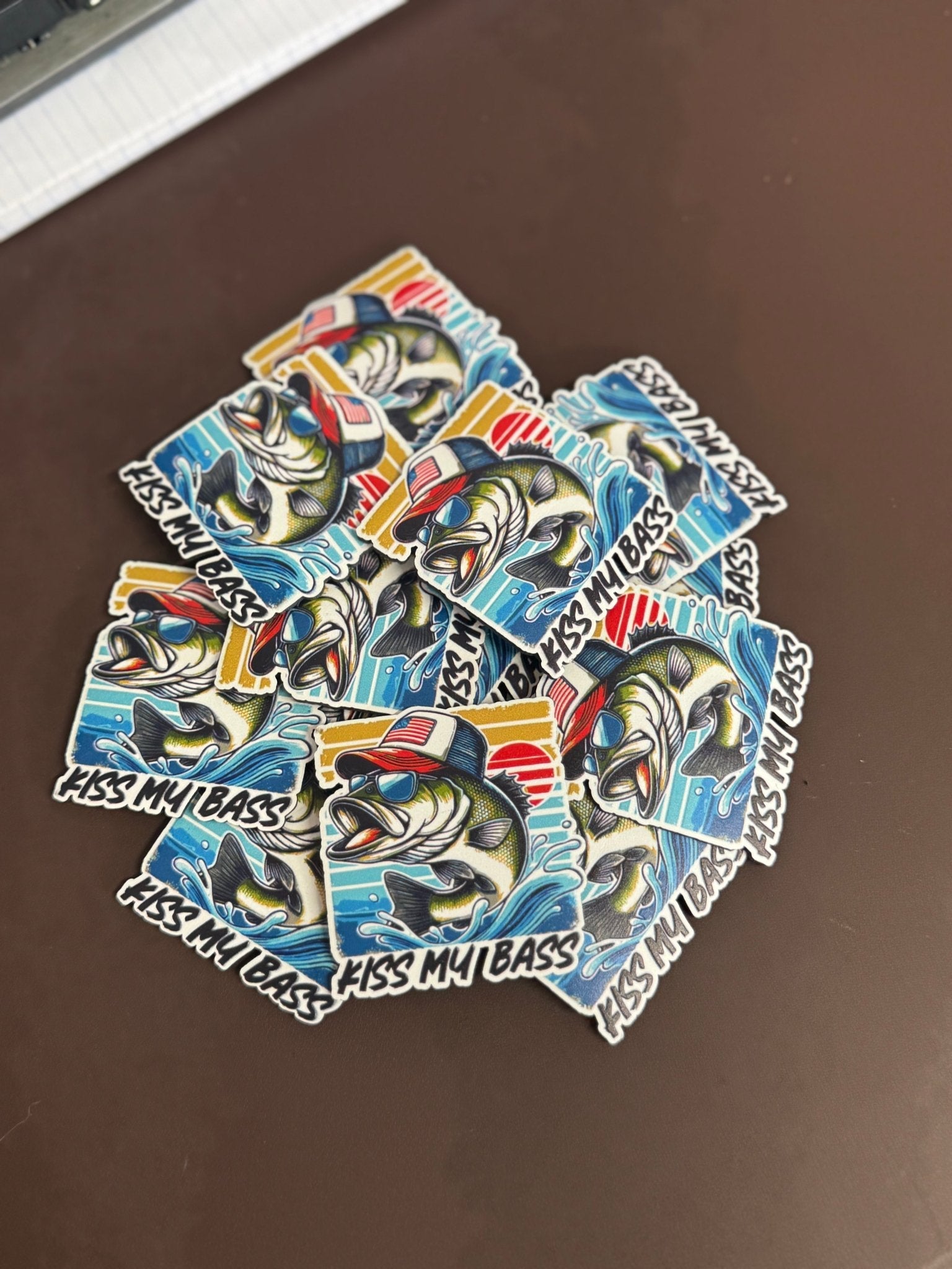 Kiss My Bass UV Printed Patches