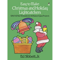 Easy-To-Make Christmas and Holiday Lightcatchers: With Full-Size Templates for 66 Stained Glass Projects - Paperback