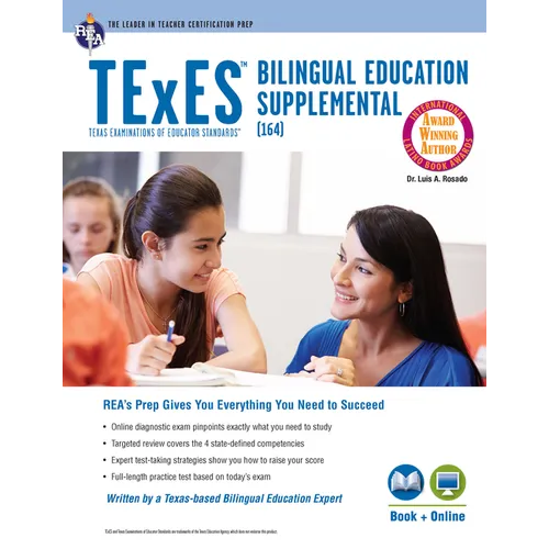 TExES Bilingual Education Supplemental (164) Book + Online - Paperback