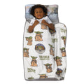 The Mandalorian "The Child" Green, Tan, White Toddler Nap Mat