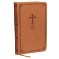 Kjv, Value Thinline Bible, Compact, Leathersoft, Brown, Red Letter Edition, Comfort Print - Imitation Leather