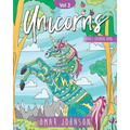 Unicorns Adult Coloring Book Vol 3 - Paperback