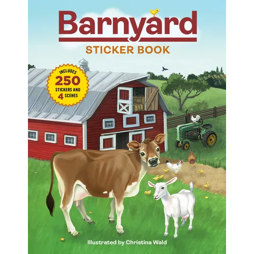 Barnyard Sticker Book: Includes 250 Stickers and 4 Scenes - Paperback