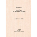 Semeia 14: Apocalypse: Themorphology of a Genre - Paperback