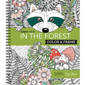 Color & Frame - In the Forest (Adult Coloring Book) - Spiral