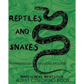 Reptiles and Snakes Mindfulness Meditation Adult Coloring Book - Paperback