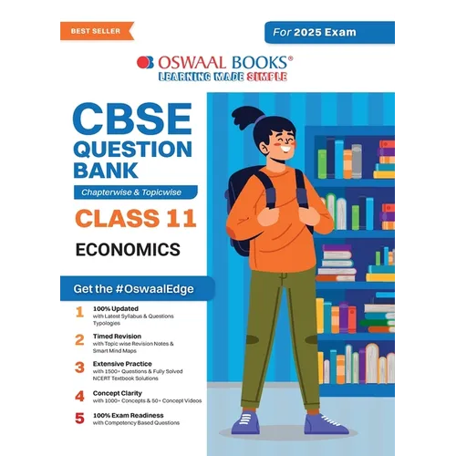 Oswaal CBSE Question Bank Class 11 Economics, Chapterwise and Topicwise Solved Papers For 2025 Exams - Paperback