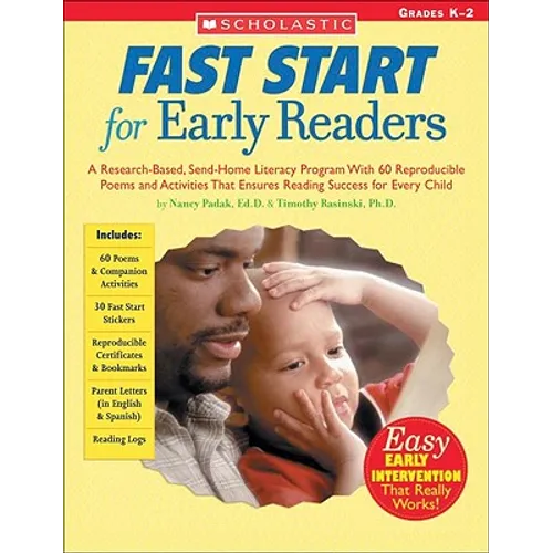 Fast Start for Early Readers: A Research-Based, Send-Home Literacy Program with 60 Reproducible Poems and Activities That Ensures Reading Success fo - Paperback