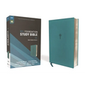 Niv, Foundation Study Bible, Leathersoft, Teal, Red Letter - Imitation Leather