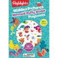 Mermaid Hidden Pictures Puffy Sticker Playscenes: Best Mermaid Gift for Kids 3-6 with Mazes, Matching Games, Mermaid Crafts & Over 50 Mermaid Stickers - Paperback