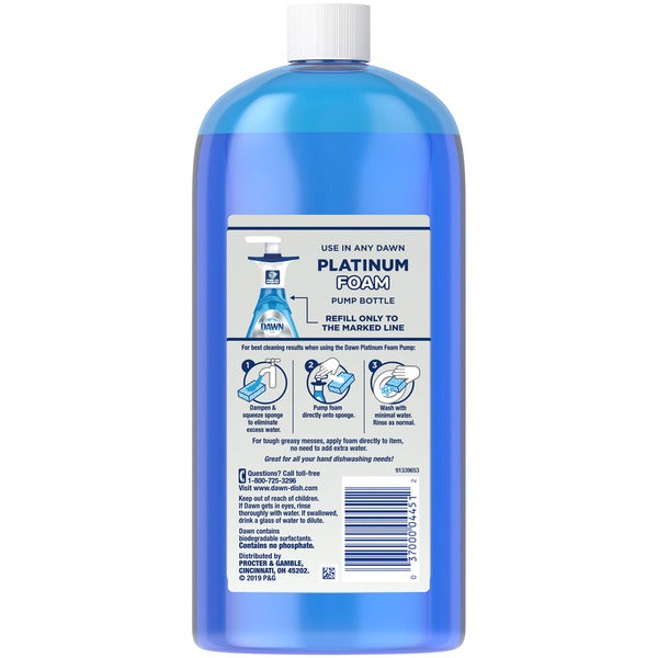 Dawn Platinum Dishwashing Foam, Fresh Rapids Scent