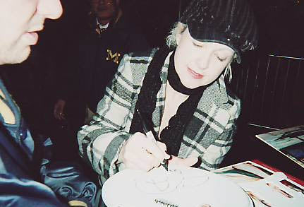 Cyndi Lauper Autographed Twelve Deadly Guns Cd Cover