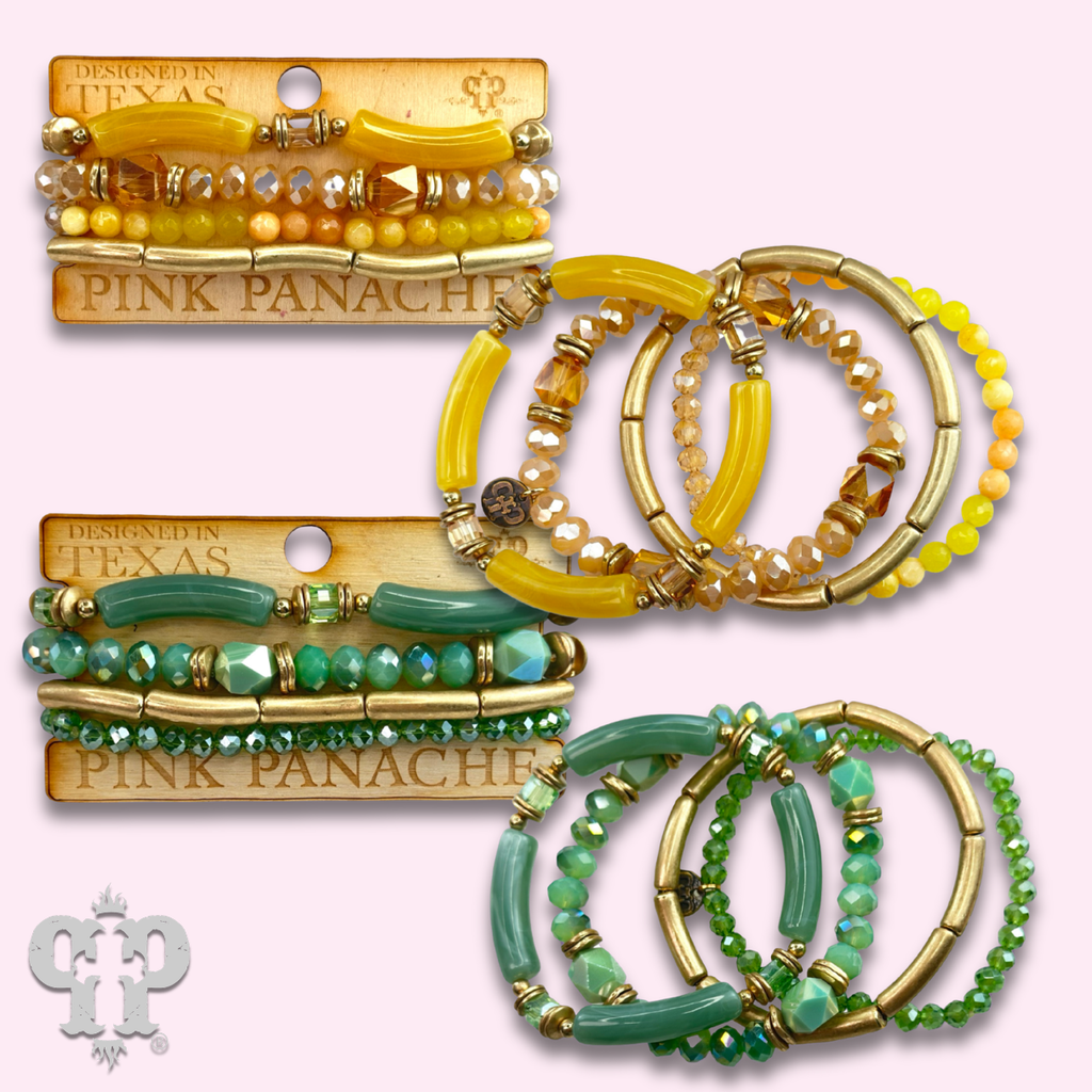 Bamboo tube bracelet set, last call