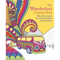 The Wanderlust Coloring Book: Take a Trip Around the World with These Enticing Images - Paperback