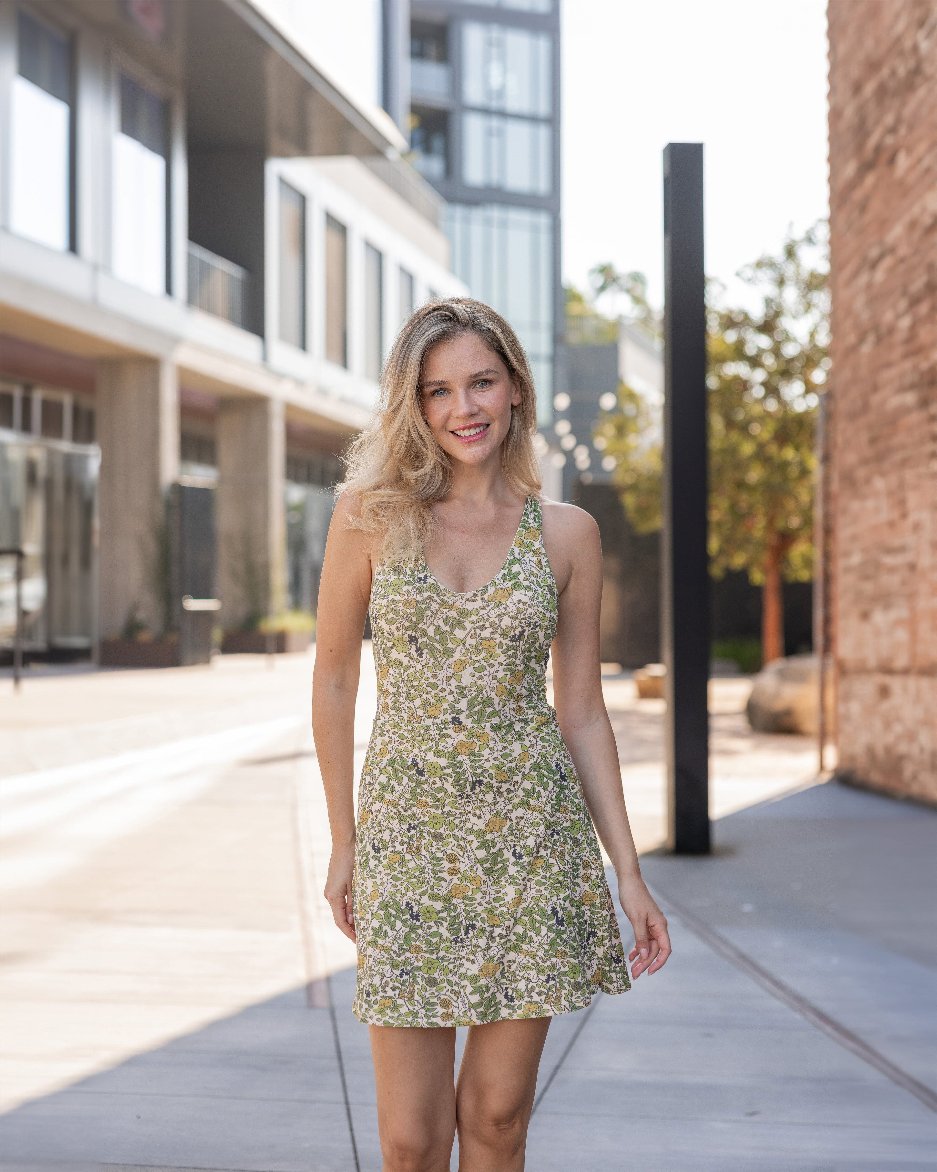 Isla Racerback Organic Cotton Sport Dress
