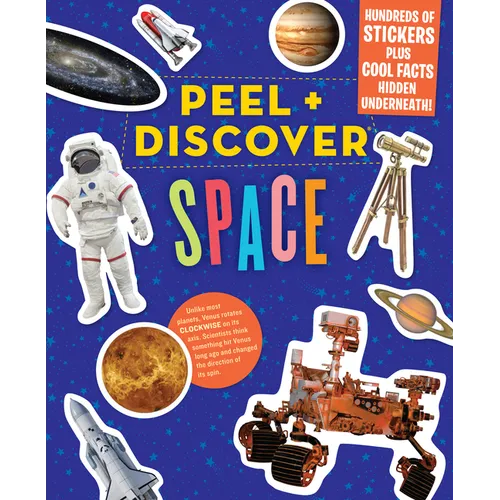 Peel + Discover: Space - Paperback