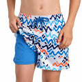 Line Rush, Ocean and Sol Boys Hybrid Short, Swim and Play Trunk