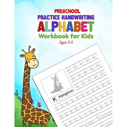 Preschool Practice Handwriting Alphabet Workbook for Kids Ages 3-5: Kids learning activity Book for Practice Alphabet Writing - Paperback