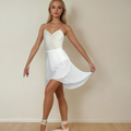 White Chiffon Ballet Wrap Skirt - Contemporary