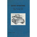 Driving Instructions For The M5 Stuart Light Tank, M5A1 Motor Carriage, M8 - Paperback