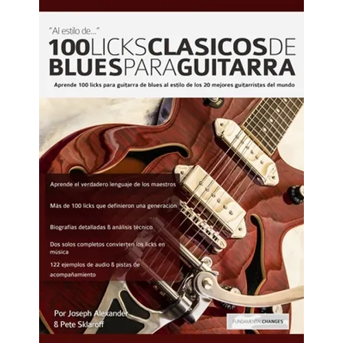 100 licks clásicos de blues para guitarra - Paperback