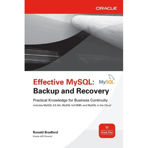 Effective MySQL: Backup and Recovery - Paperback