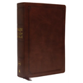 NKJV Study Bible, Leathersoft, Brown, Comfort Print: The Complete Resource for Studying God's Word - Imitation Leather