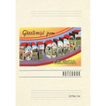 Vintage Lined Notebook Greetings from Ft. Gordon - Paperback
