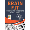 Brain Fit Sudoku and Crossword Puzzle Books - Paperback