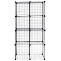 DIY 8 Cube Grid Wire Cube Shelves
