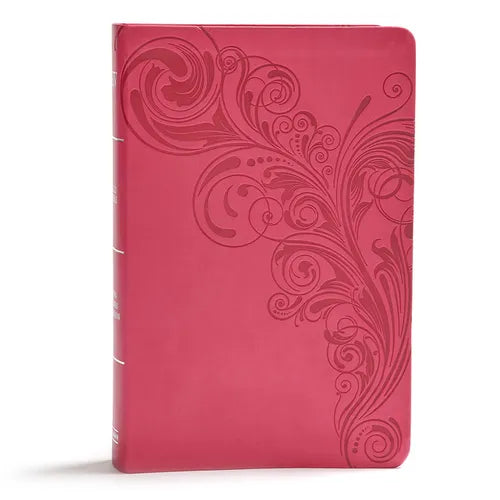 KJV Giant Print Reference Bible, Pink Leathertouch - Imitation Leather