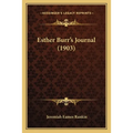 Esther Burr's Journal (1903) - Paperback