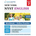 Grade 7 English Language Arts Literacy (ELA) Practice Workbook and Full-length Online Assessments: NYST Study Guide - Paperback