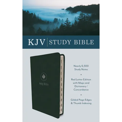 The KJV Study Bible (Indexed) [Evergreen Fog] - Imitation Leather