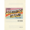 Vintage Lined Notebook Greetings from Jacksonville Beach, Florida - Paperback