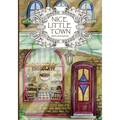 Adult Coloring Book: Nice Little Town - Paperback