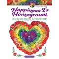 Creative Haven Happiness Is Homegrown: Fabulous Fruits & Vegetables Coloring Book - Paperback