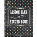 Chalkboard Brights Lesson Plan and Record Book - Paperback