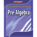 Pre-Algebra, Word Problems Practice Workbook - Spiral