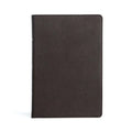 KJV Large Print Thinline Bible, Holman Handcrafted Collection, Brown Premium Goatskin - Leather
