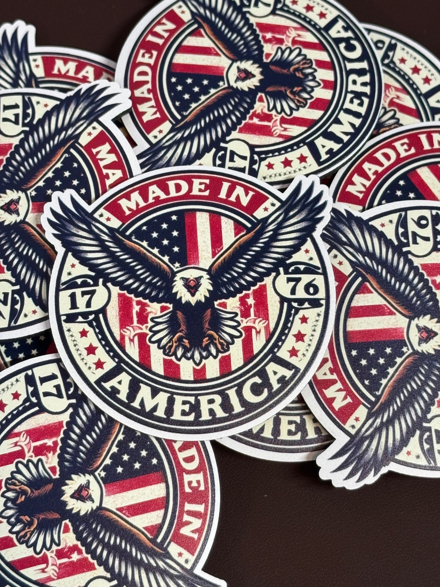 Made In America Eagle UV Printed Patches